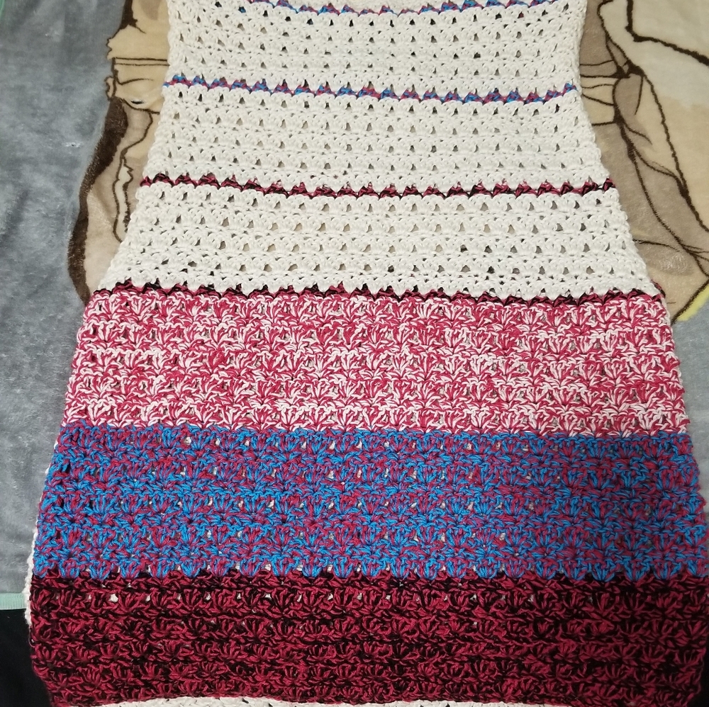 Handmade crocheted swim suit cover